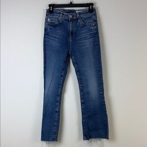 Ag Adriano Goldschmied Farrah Boot Cut Crop Denim Size 25